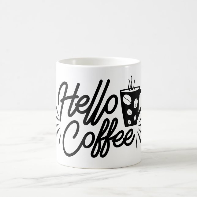 Hello Coffee Coffee Mug (Center)