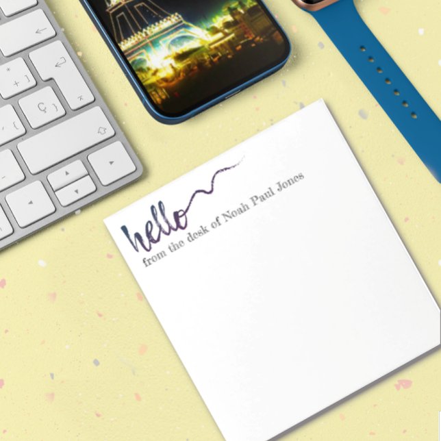 Hello Cute Colorful Hello Gifts Notepad (Creator Uploaded)