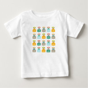 Hello Cute Colourful Hello Baby T-Shirt