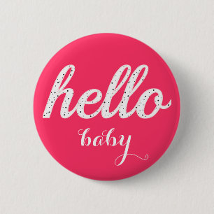 Hello Cute Colourful Hello Favours 6 Cm Round Badge