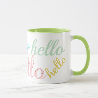 Hello Cute Colourful Hello Gifts Mug