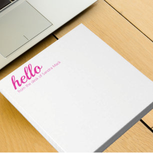 Hello Cute Colourful Hello Gifts Notepad