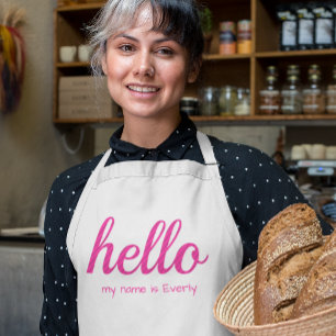 Hello Cute Colourful Hello Kids Apron