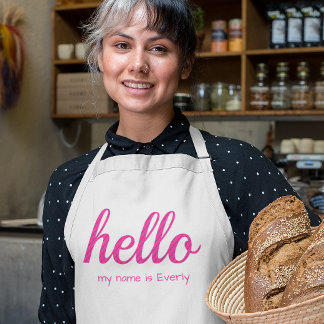 Hello Cute Colourful Hello Kids Apron