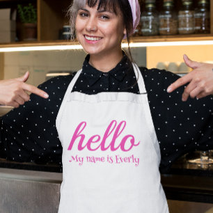 Hello Cute Colourful Hello Standard Apron