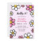 Hello Cutie Cartoon Daisies Pink Birthday Party