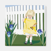 "Hello Daddy" fridge magnet