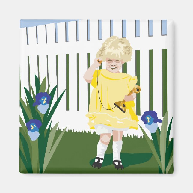 "Hello Daddy" fridge magnet (Front)