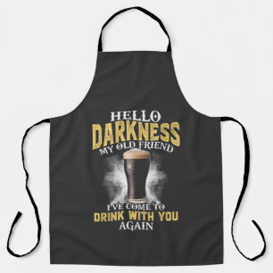 Hello Darkness My Old Friend Apron