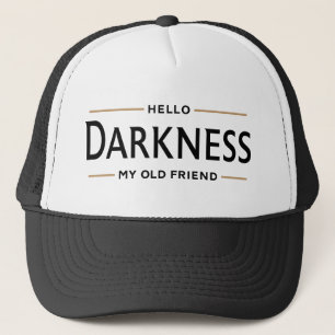 Hello Darkness My Old Friend Funny St Patricks Day Trucker Hat