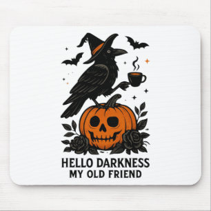 Hello Darkness My Old Friend Halloween 1  Mouse Mat