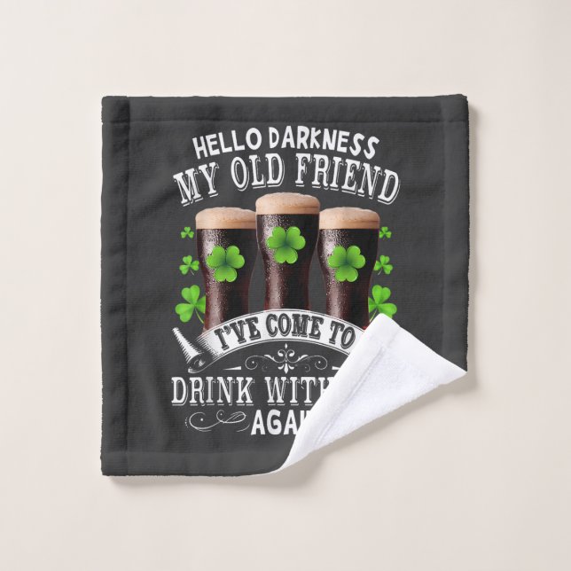Hello Darkness My Old Friend Wash Cloth (Wash Cloth)