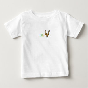 Hello Deer Baby T-Shirt