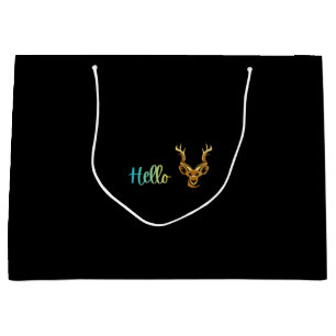Hello Deer Large Gift Bag