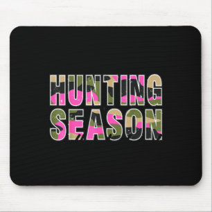 Hello Deer Season Goodbye Boyfriend Camo Flag Hunt Mouse Mat
