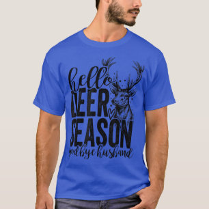 Hello Deer Season Goodbye Husband Vintage T-Shirt