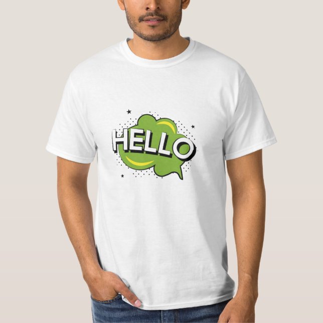 Hello design  T-Shirt (Front)