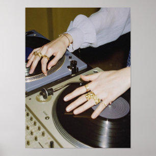 Hello DJ Poster