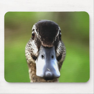 Hello Ducky Quirky Duck Portrait Mouse Mat