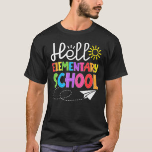 Hello Elementary School Fun Back to School Studen T-Shirt