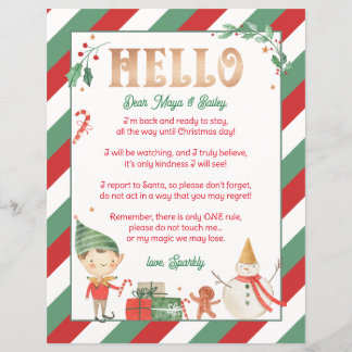 Hello Elf Welcome Elf North Pole Magical