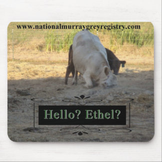 Hello? Ethel? Murray Grey Mousepad