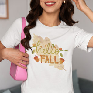 Hello Fall, Autumn Fall Vibes T-Shirt