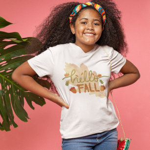 Hello Fall, Autumn Fall Vibes T-Shirt