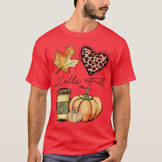 Hello Fall Autumn Season  T-Shirt