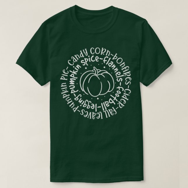 Hello Fall Autumn Thanksgiving Candy Corn Cider Fa T-Shirt (Design Front)