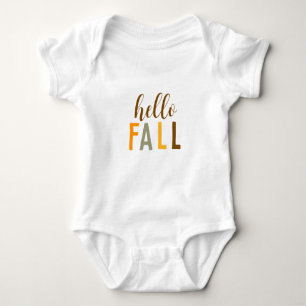Hello Fall Baby Bodysuit