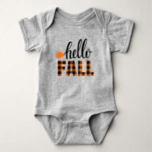 Hello Fall Baby Bodysuit