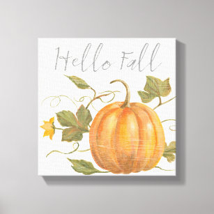 Hello Fall Canvas Print