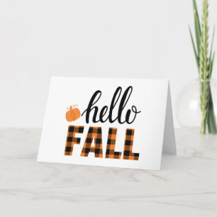 Hello Fall Card