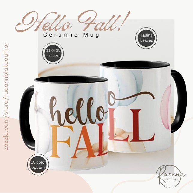 Hello Fall Ceramic Mug (Creator Uploaded)