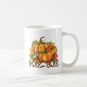 Hello Fall – Cosy Pumpkin Patch Coffee Mug