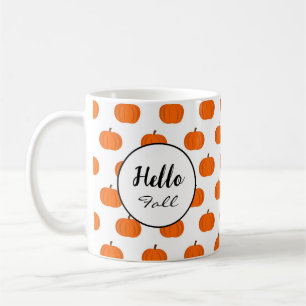 Hello Fall-Elegant Festive Cozy Autumn Coffee Mug