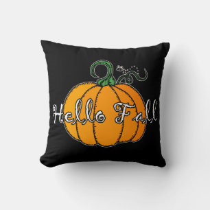 Hello Fall  Fall Pumpkin Hellow Pumpkin Cushion