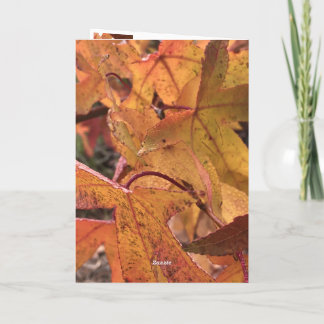 "Hello Fall!" Greeting Card