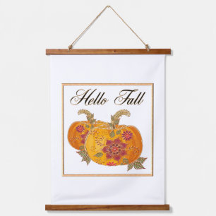 Hello Fall Hanging Tapestry