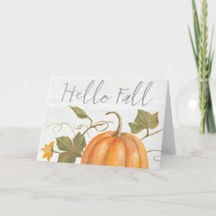 Hello Fall Holiday Card