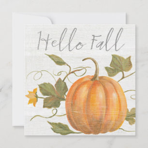 Hello Fall Holiday Card
