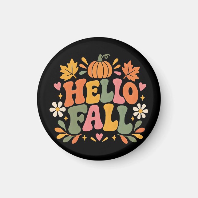Hello Fall Magnet (Front)