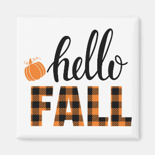 Hello Fall Magnet