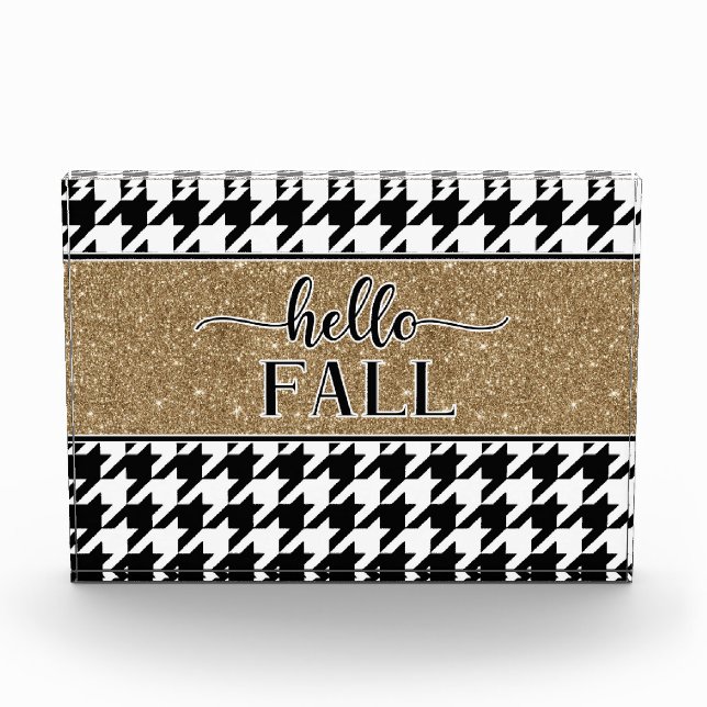 Hello Fall Photo Block (Front)