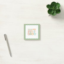 Hello Fall! Post-it Notes