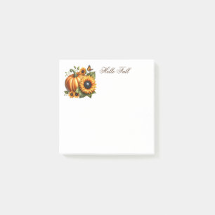 Hello Fall Post it Notes