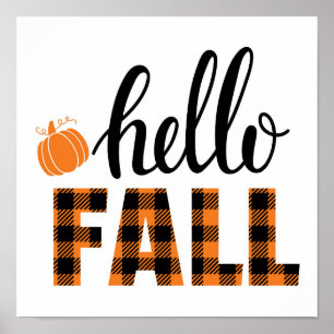 Hello Fall Poster