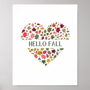 Hello Fall Poster