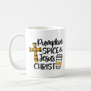 Hello Fall Pumpkin Spice & Jesus Christ Fall Chris Coffee Mug